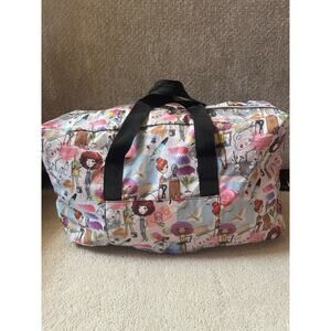 Tancuzo Foldable Travel Duffle Bag 22" Overnight Carry On Weekender Bag Women